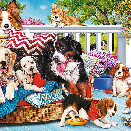 Trefl Prime Puzzle Niedlichkeit Überall Hunde, 1000 Teile