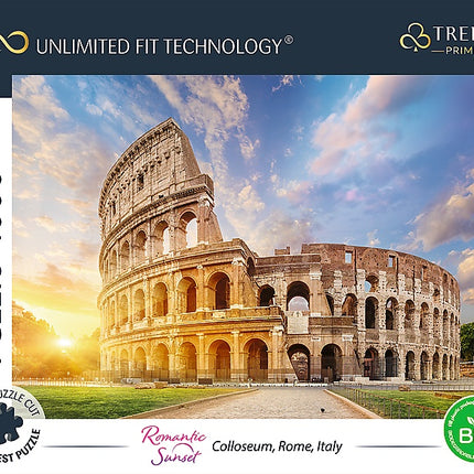 Trefl Prime Puzzle Romantischer Sonnenuntergang Kolosseum, 1000 Teile