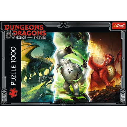 Trefl Puzzle Donjons Et Dragons Monstres 1000 Pièces