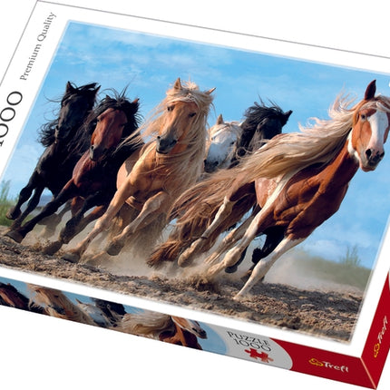 Trefl Puzzle Chevaux 1000 Pièces