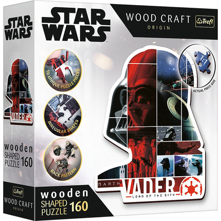 Trefl Star Wars Puzzle en bois Dark Vador 160 pièces