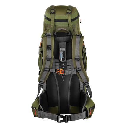 Sac à dos de trekking 60L avec longueur de dos réglable