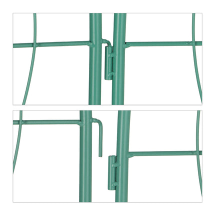 Treillis 150 cm lot de 2 vert