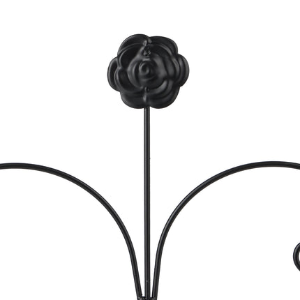 Rankgitter 180 cm 2er Set schwarz
