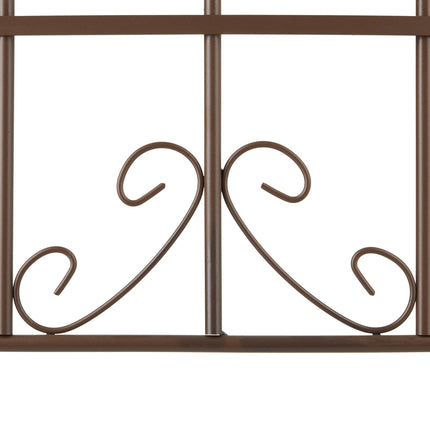 Treillis 180 cm lot de 2 marron
