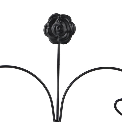 Rankgitter 220 cm 2er Set schwarz