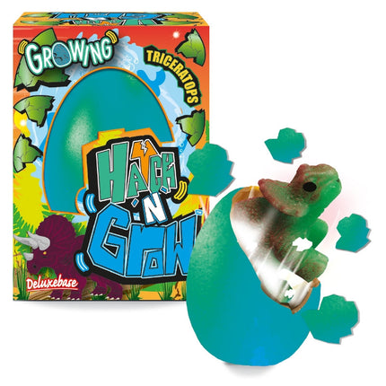 Jouet Triceratops Mini Hatch 'N' Grow avec fonctions interactives
