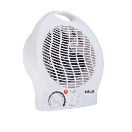Tristar Heizlüfter 2000W mit einstellbarem Thermostat, 2 Heizstufen, Weiß
