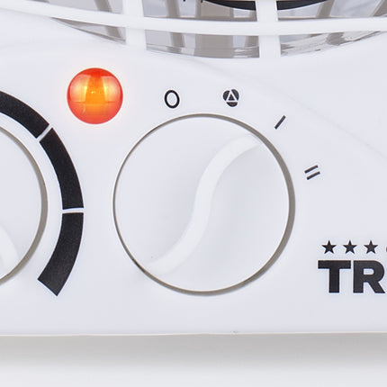 Tristar Heizlüfter 2000W mit einstellbarem Thermostat, 2 Heizstufen, Weiß