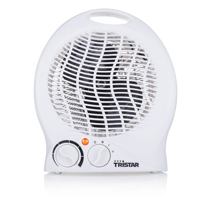 Tristar Heizlüfter 2000W mit einstellbarem Thermostat, 2 Heizstufen, Weiß