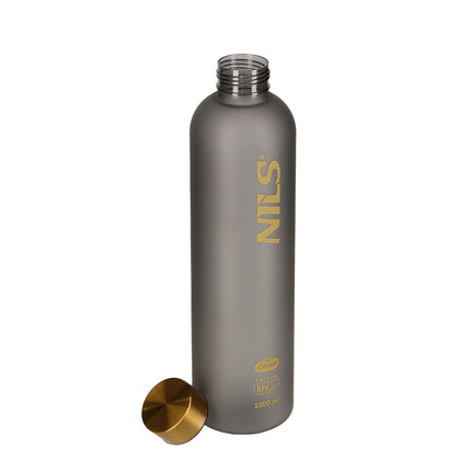 Tritan-Trinkflasche, Grau, 1000 ml