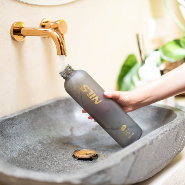 Bouteille d'eau Tritan, grise, 1000 ml