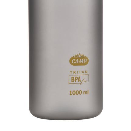 Tritan-Trinkflasche, Grau, 1000 ml