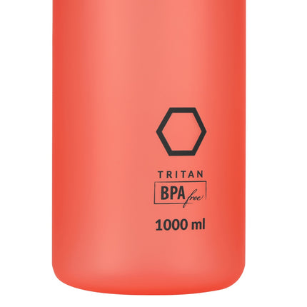 Bouteille d'eau Tritan, rouge, 1000 ml