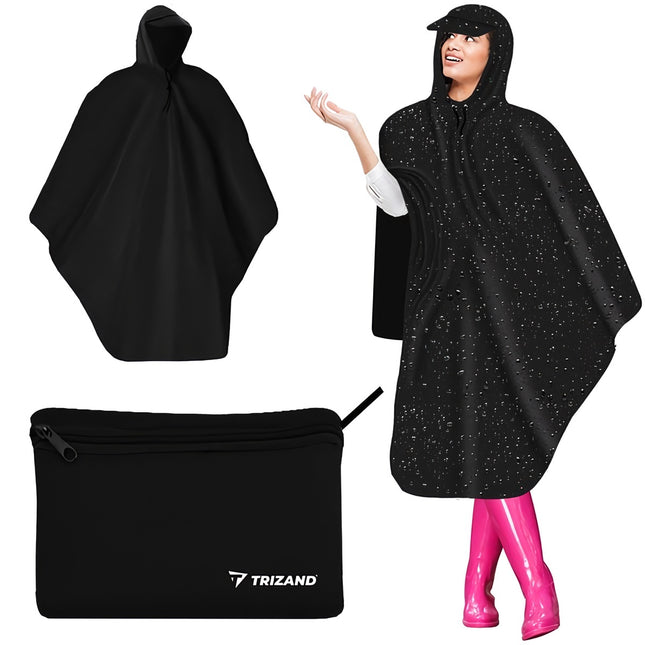 Trizand 22871 Fahrrad-Regenponcho 