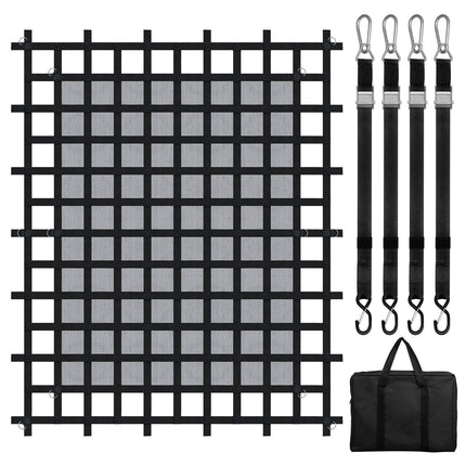 Truck Bed Cargo Net 96 x 81 in, 4 Adjustable Straps
