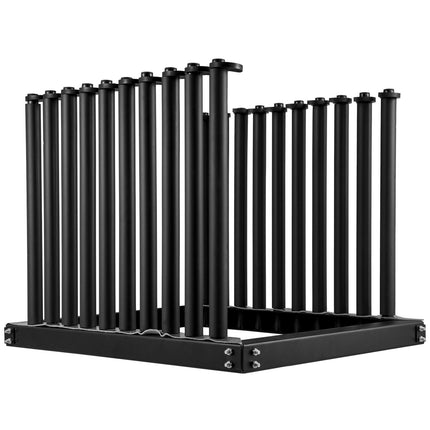 Truck Windshield Rack, 9-Lite Steel, 24-In Height, Padded