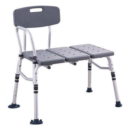 Tub Transfer Bench, Adjustable Height, 400 lb Capacity