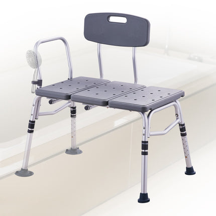 Tub Transfer Bench, Adjustable Height, 400 lb Capacity