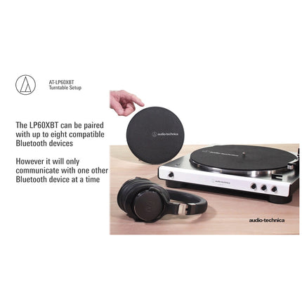 Plattenspieler mit Bluetooth Schwarz