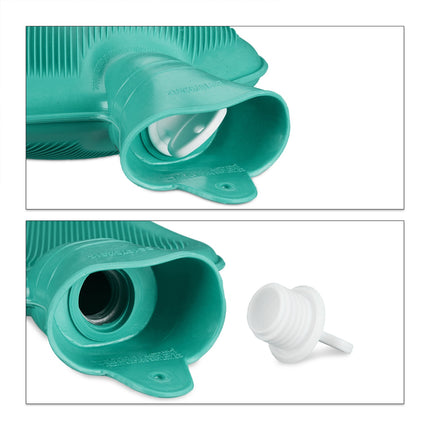 Bouillotte turquoise 2L