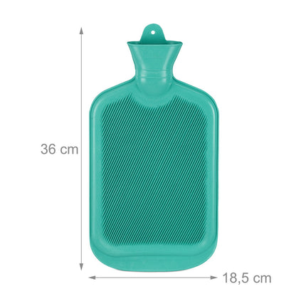 Bouillotte turquoise 2L