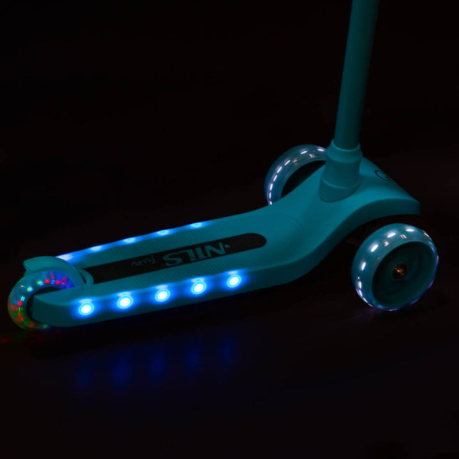 Türkiser Roller, Höhenverstellbar, Leichtgewicht