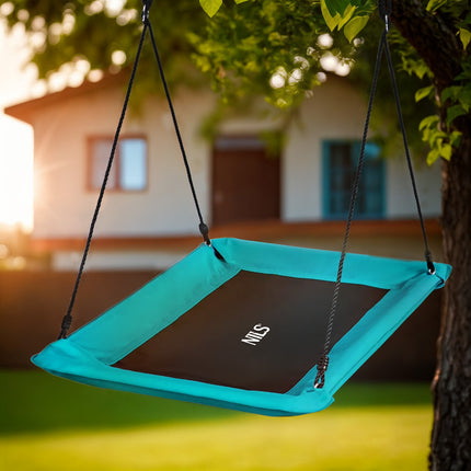 Türkise Tellerschaukel, Outdoor-Hängesitz