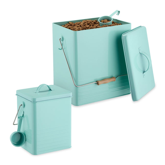 Coffret lunch box turquoise de 2 pièces