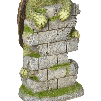 Turtle Garden Sculpture with LED Solar Light, 14.5""