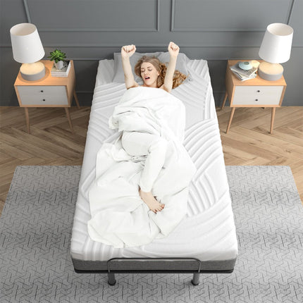 Verstellbare Twin-XL-Matratze, 20 cm Gel-Memoryschaum