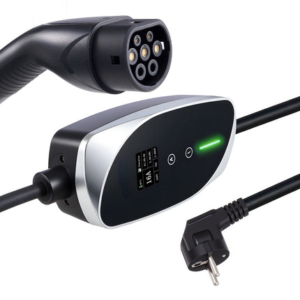Type 2 Portable EV Charger 3.6 kW 16A, 6 m Cable