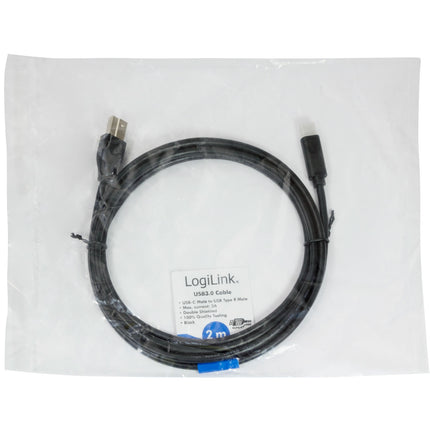 USB3.2 Gen1x1 USB-C - USB-B 3.0 2 Meter