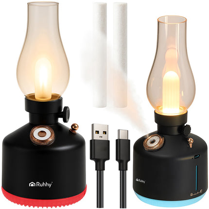 USB Air Humidifier & Night Light, 280ml, 14 RGB LED
