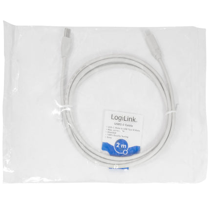 USB-C - USB-B 2.0 2 Meter