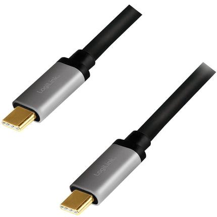 USB-C-Kabel USB 3.2 Gen2 PD 3.0 100W 10Gbps 4K/60Hz Alu 1m