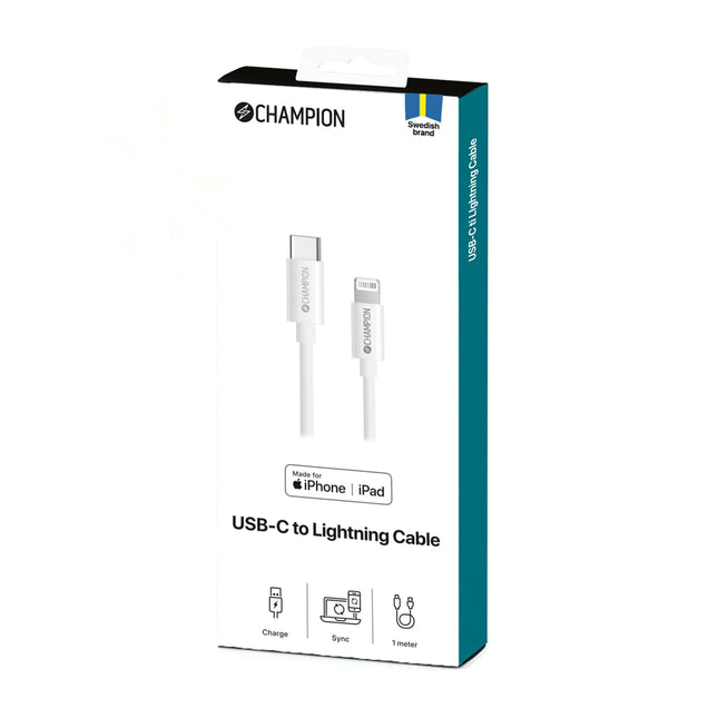 USB-C to Lightning Cable 1m White