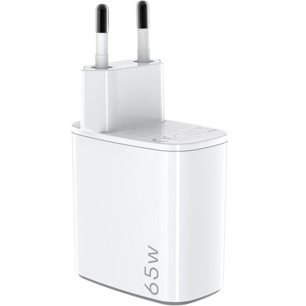 USB charger GaN 1 x USB-A + 2 x USB-C PD 65W