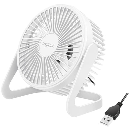 USB-Ventilator Ø15,24 cm Weiß