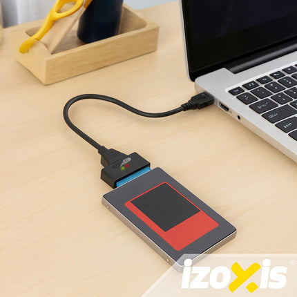 USB-auf-SATA-3.0-Adapter, 2,5-Zoll-HDD/SSD, Plug & Play