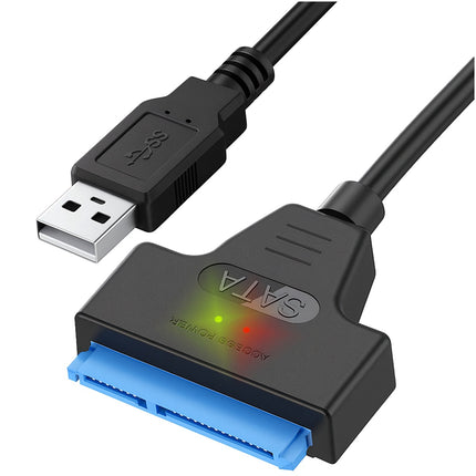 USB-auf-SATA-3.0-Adapter, 2,5-Zoll-HDD/SSD, Plug & Play