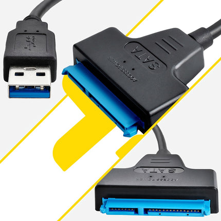USB-auf-SATA-3.0-Adapter, 2,5-Zoll-HDD/SSD, Plug & Play