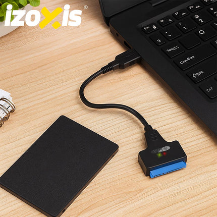 USB-auf-SATA-3.0-Adapter, 2,5-Zoll-HDD/SSD, Plug & Play