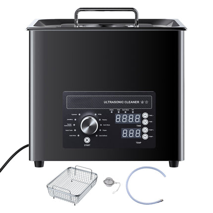 Ultrasonic Cleaner 10L, Stainless Steel, 40kHz Knob Control
