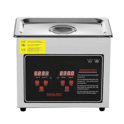 Ultrasonic Cleaner 3L, Digital Timer, Heater, Stainless Steel
