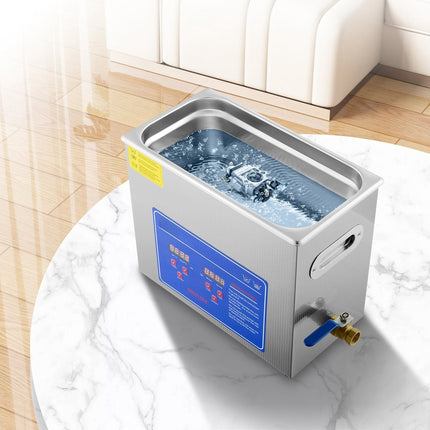 Ultrasonic Cleaner 6L, 40kHz With Heater And Timer