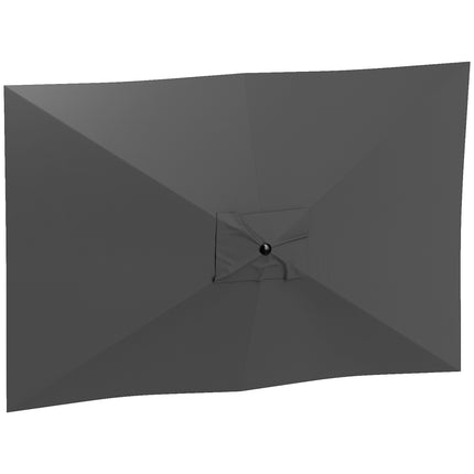 Sonnenschirmbespannung, 200x300 cm, UV 50+, Dunkelgrau