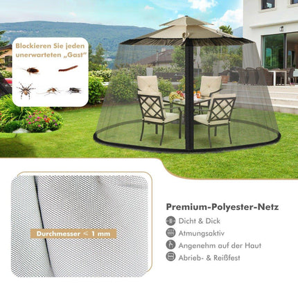 Moustiquaire parapluie, 2 portes, réglable, 2,5-3 m