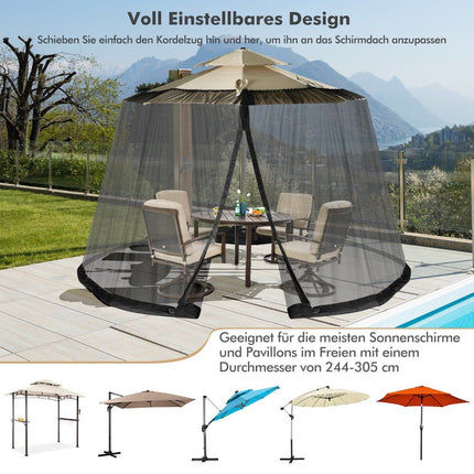 Moustiquaire parapluie, 2 portes, réglable, 2,5-3 m