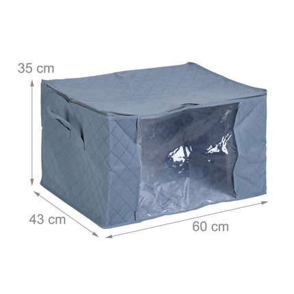 Sacs de rangement sous le lit avec poignées, lot de 6
